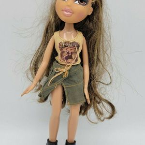 Bratz Doll MGA Long Blond Hair In Skirt & Boots Girls Best Gift Toy